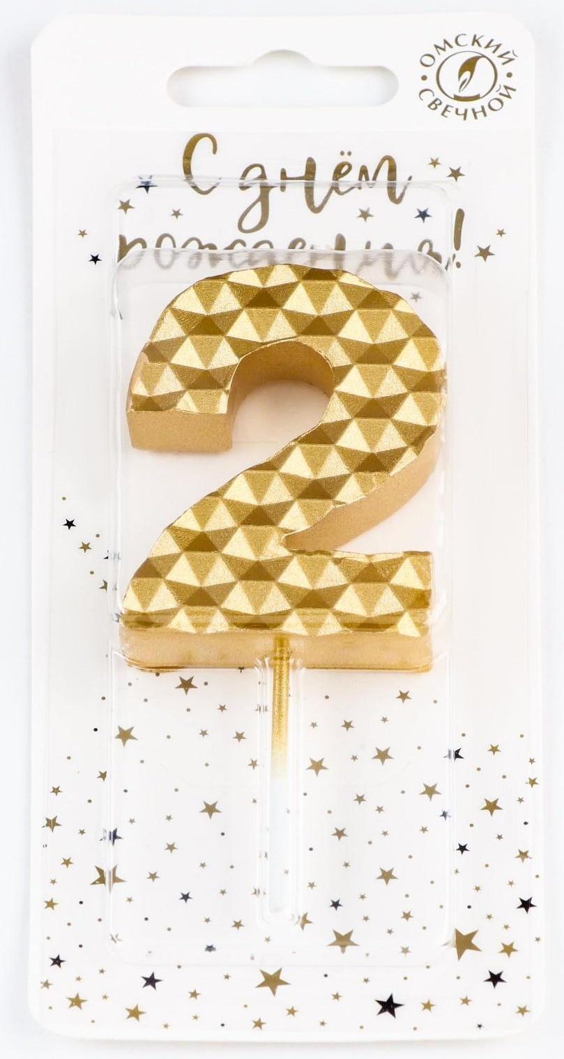 Свеча в торт на шпажке 