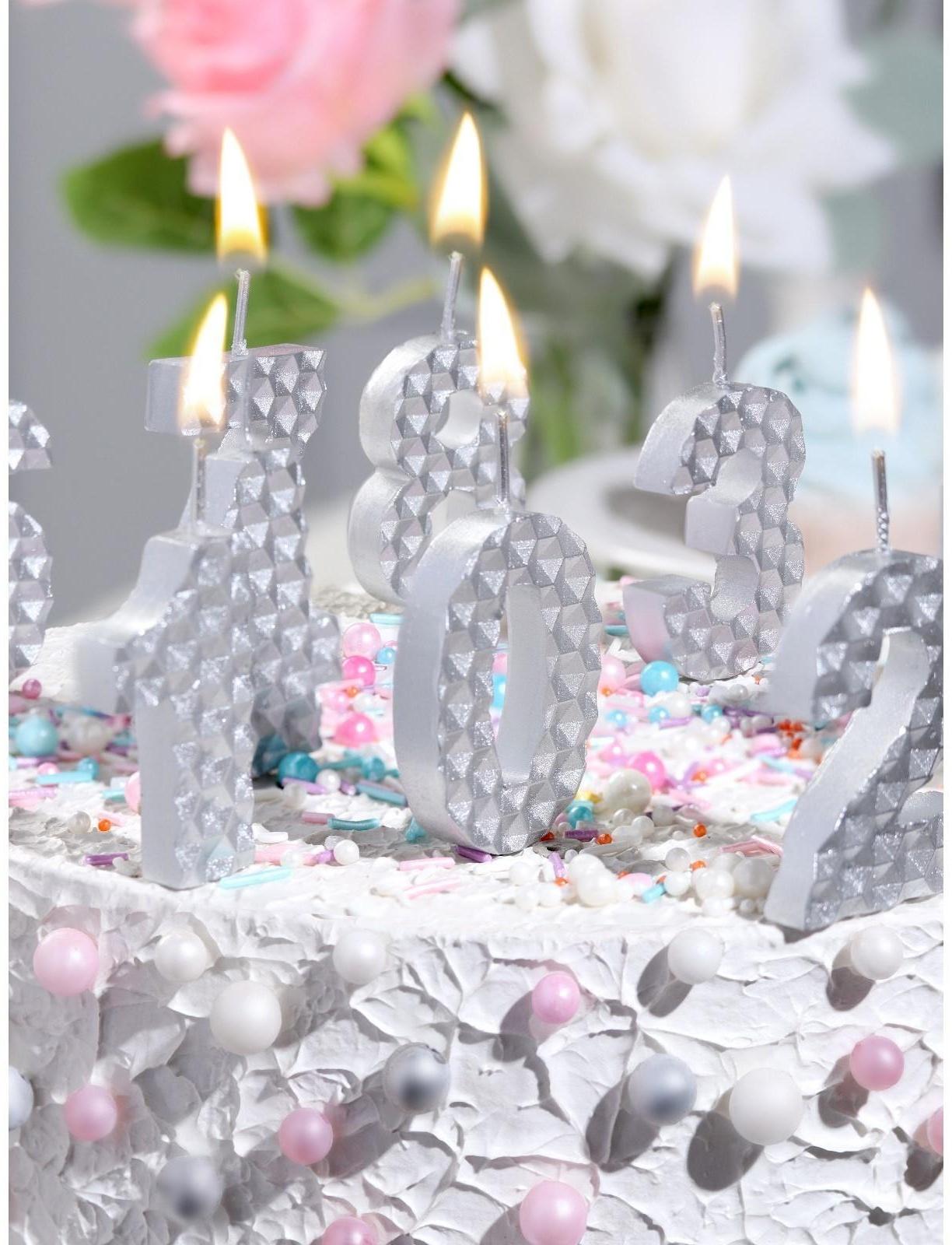 Свеча в торт на шпажке 