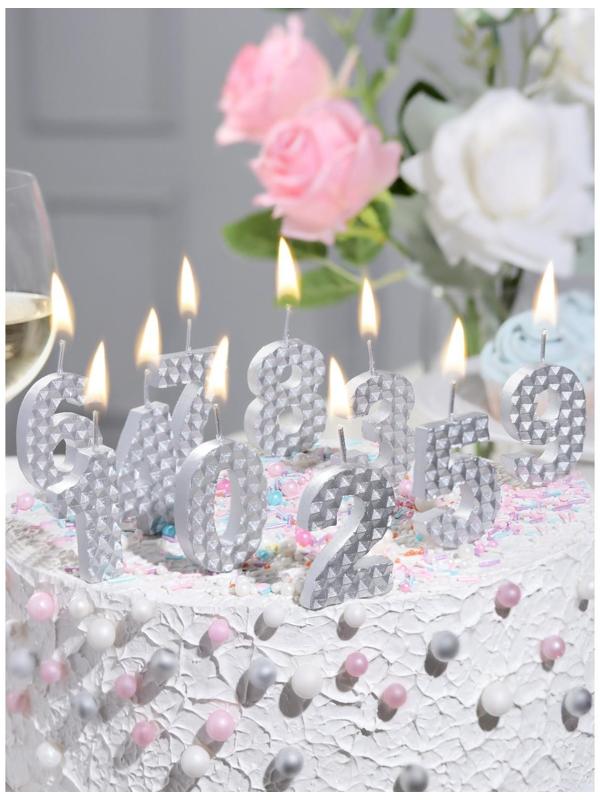 Свеча в торт на шпажке 