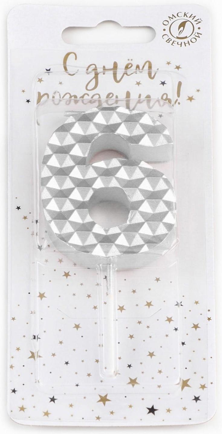 Свеча в торт на шпажке 