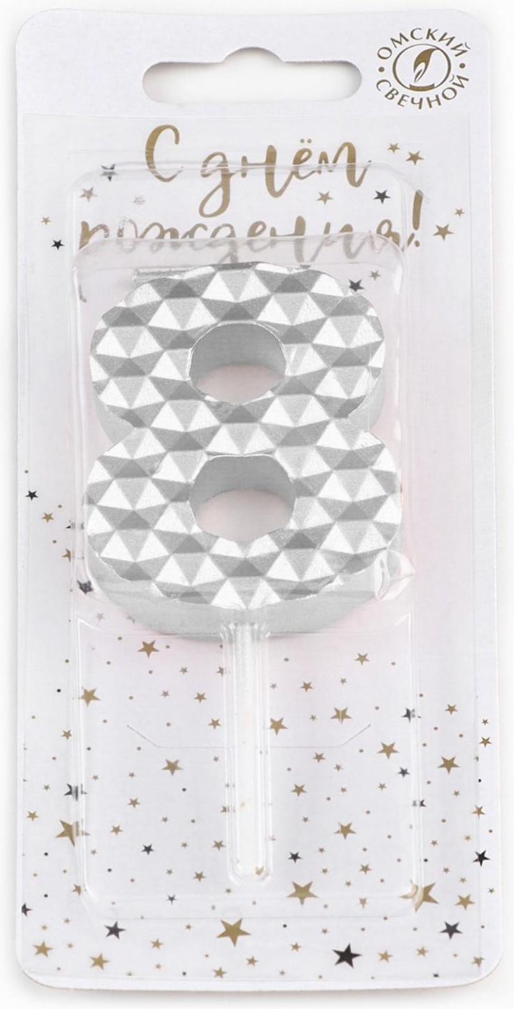 Свеча в торт на шпажке 