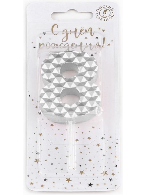 Свеча в торт на шпажке 