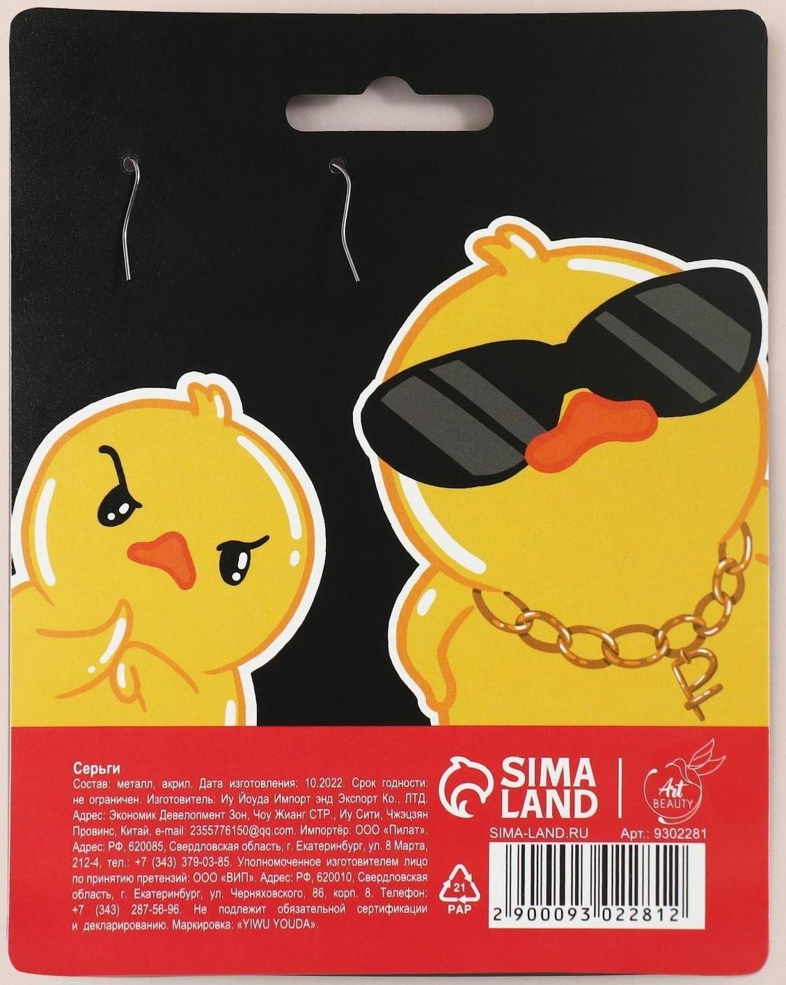 Серьги «Не усугубляй»