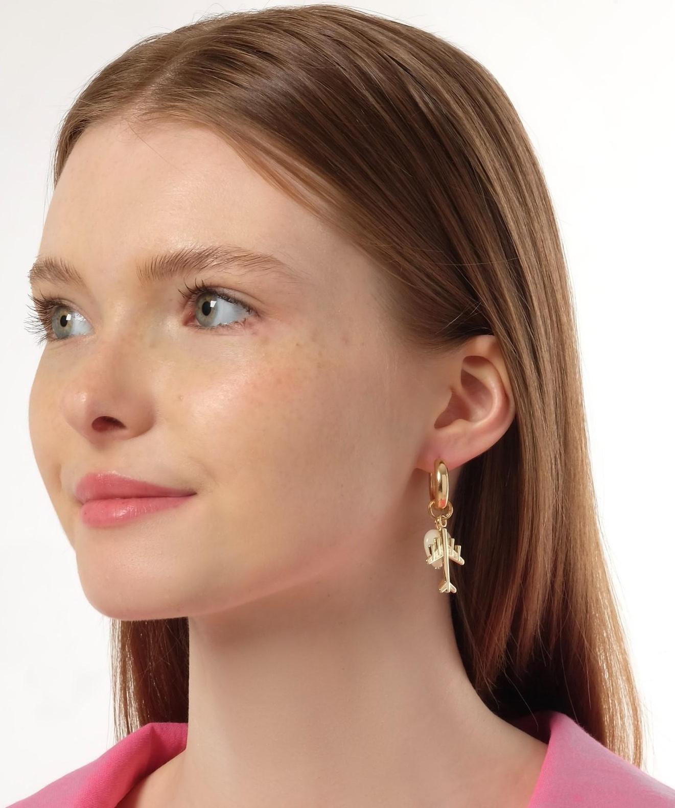 Серьги со съёмным элементом 