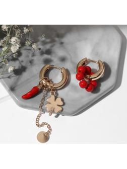 Серьги со съёмным элементом 