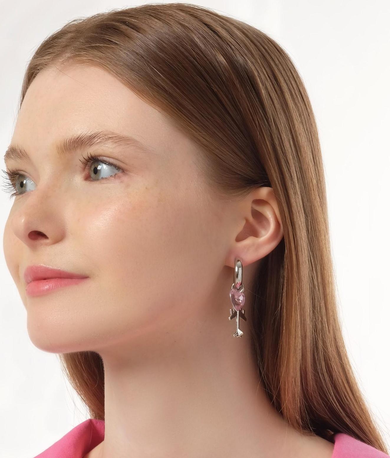 Серьги со съёмным элементом 