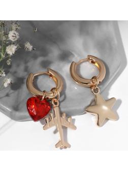 Серьги со съёмным элементом 