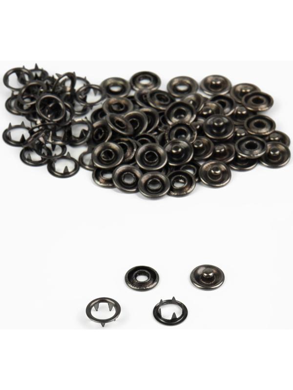 Кнопка рубашечная, d = 9,5 мм, цвет чёрный