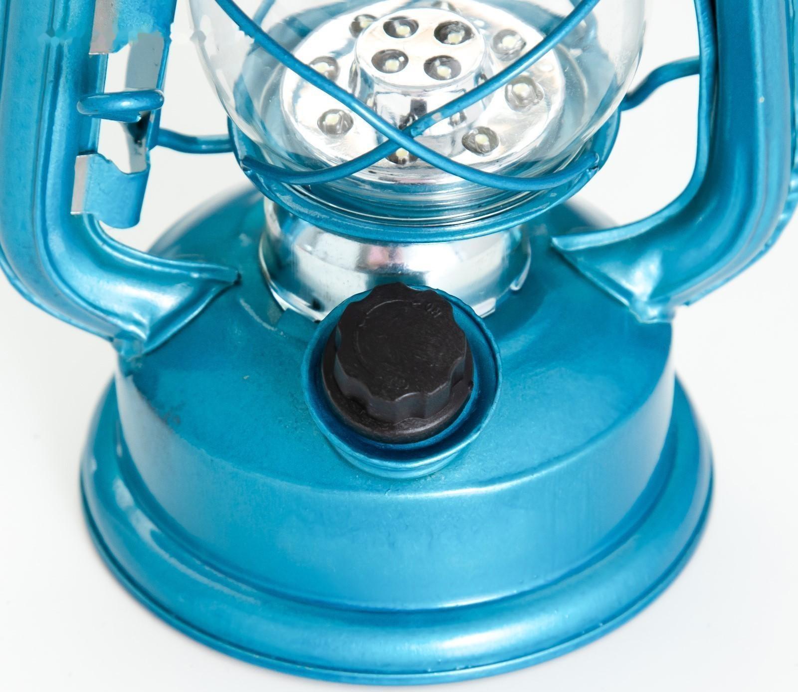 Керосиновая лампа декоративная лазурный 9,5х13,5х18,5 см