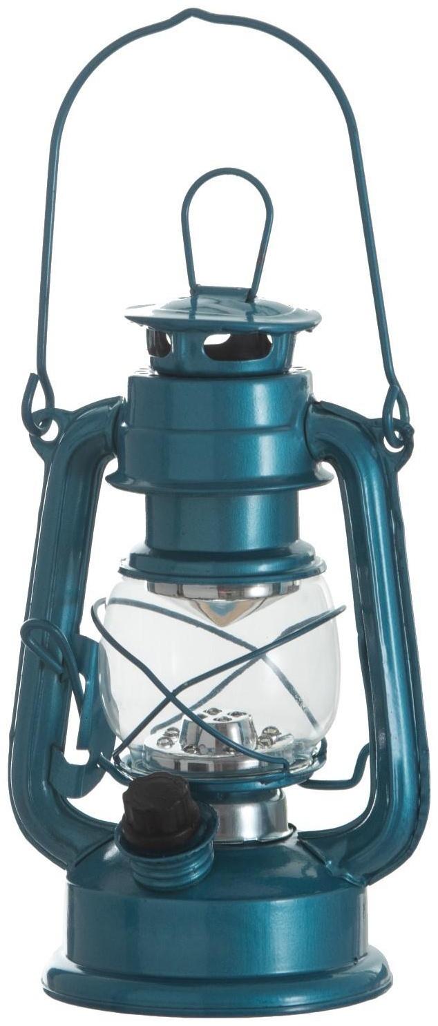 Керосиновая лампа декоративная лазурный 9,5х13,5х18,5 см