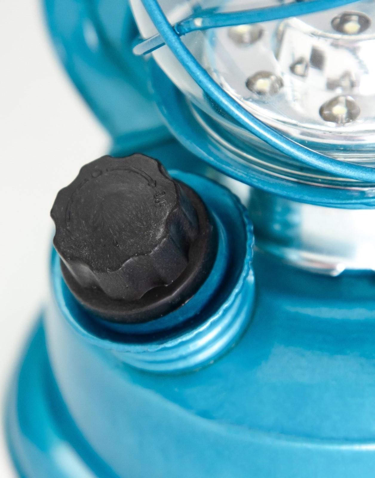 Керосиновая лампа декоративная лазурный 9,5х13,5х18,5 см