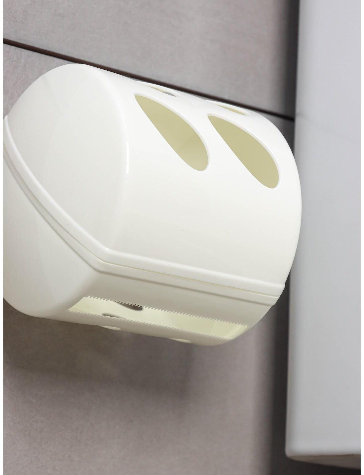 Держатель для туалетной бумаги Keeplex Light, 13,4×13×12,4 см, цвет белое облако