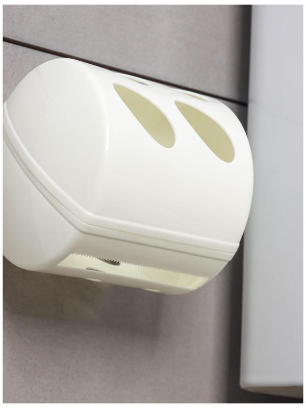 Держатель для туалетной бумаги Keeplex Light, 13,4×13×12,4 см, цвет белое облако