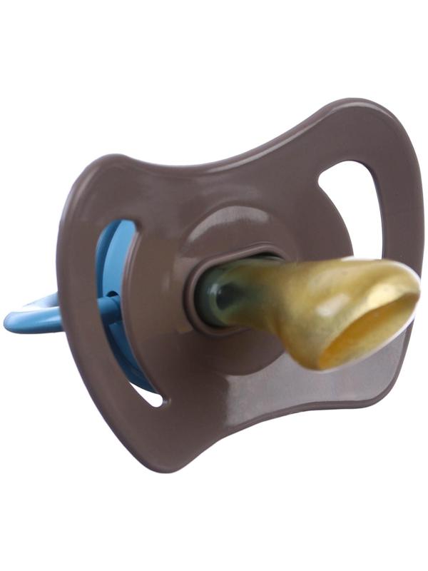 Соска - пустышка ортодонтическая, латекс, +6мес., «Малыш»