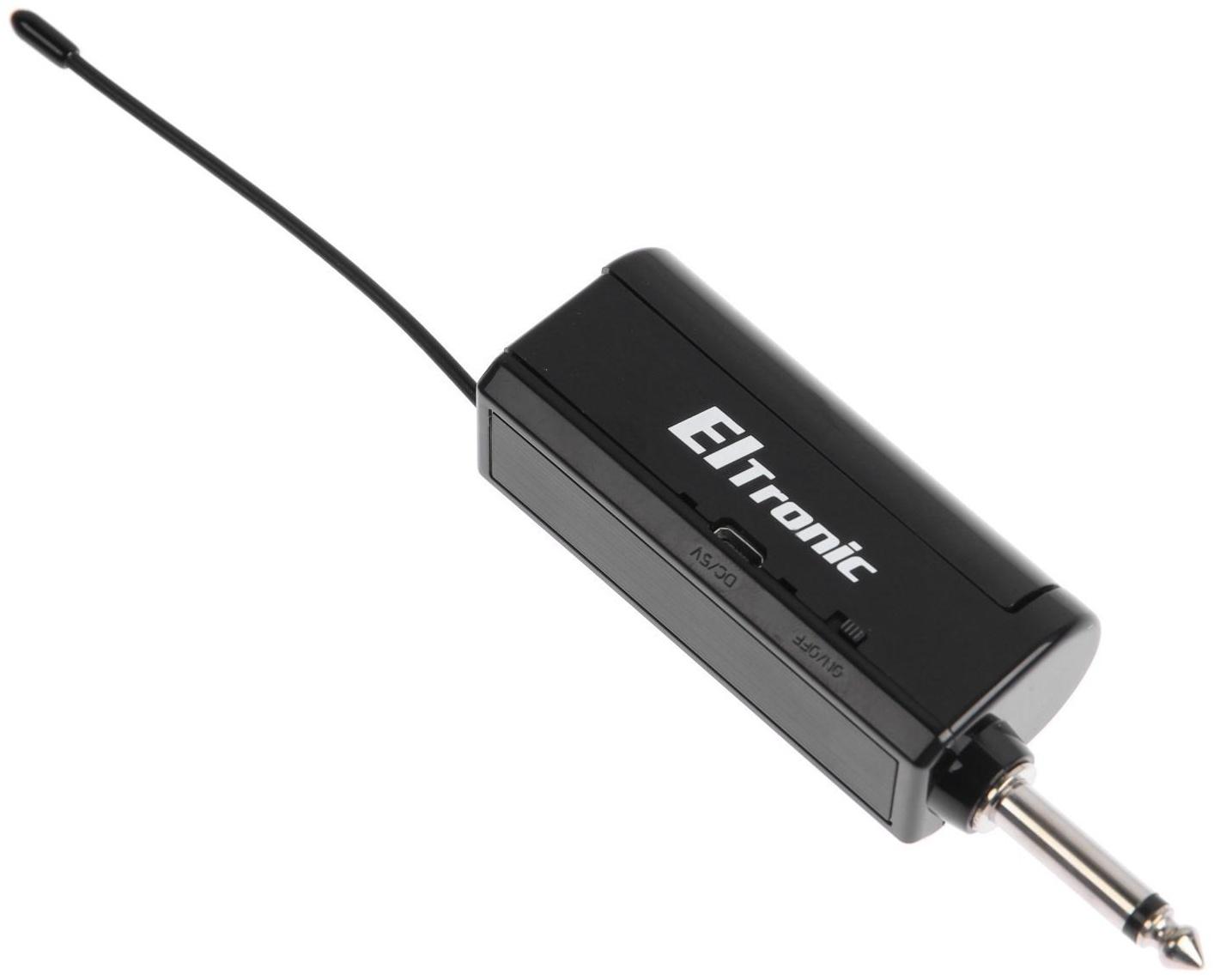 Микрофон для караоке ELTRONIC 10-06, беспроводной, приемник, черный