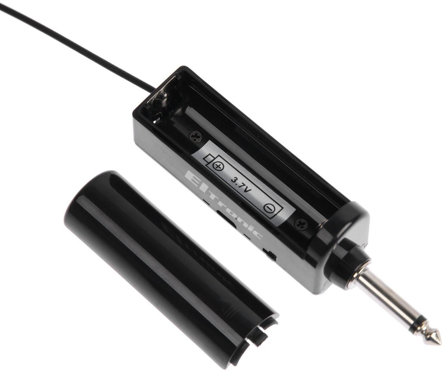 Микрофон для караоке ELTRONIC 10-06, беспроводной, приемник, черный