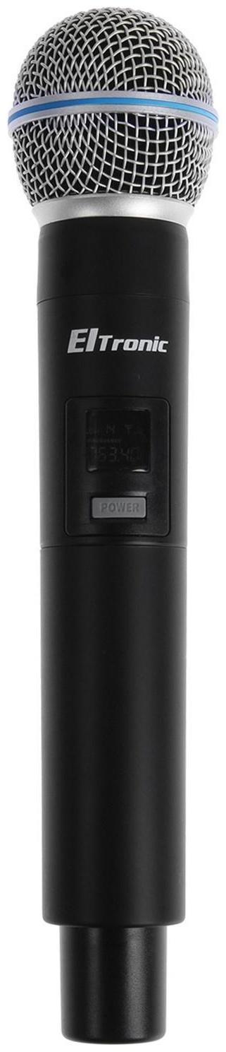 Набор микрофонов ELTRONIC 10-04, беспроводные, 2 микрофона, приемник, черный