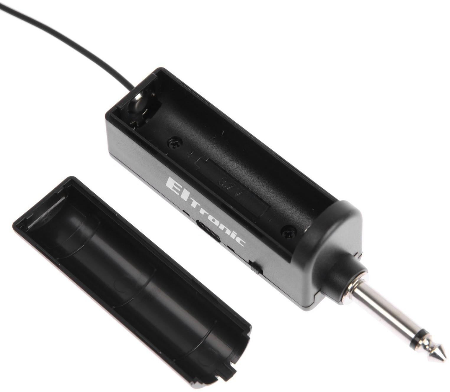 Набор микрофонов ELTRONIC 10-04, беспроводные, 2 микрофона, приемник, черный