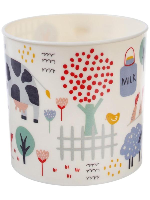 Кружка детская с декором 280 мл, светло-бежевая