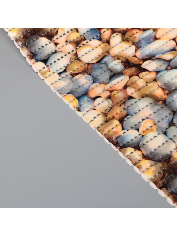 Коврик для ванной комнаты «Морское побережье», 0,65×15 м