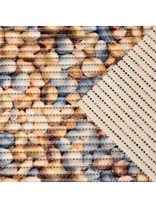 Коврик для ванной комнаты «Морское побережье», 0,65×15 м