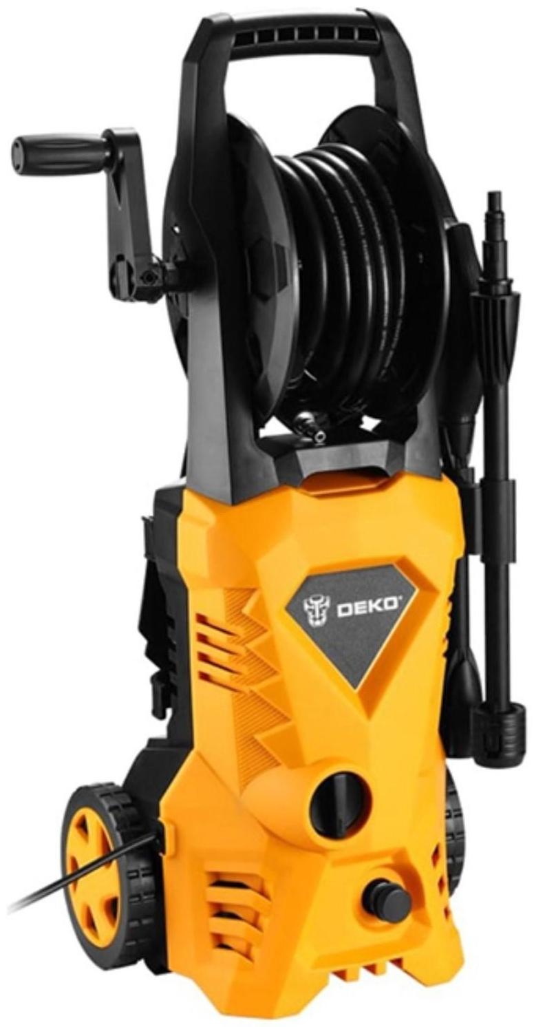 Мойка высокого давления DEKO DKCW150 PRO, 1800 Вт, 150 бар, 360 л/ч, шланг 5 м   9614245