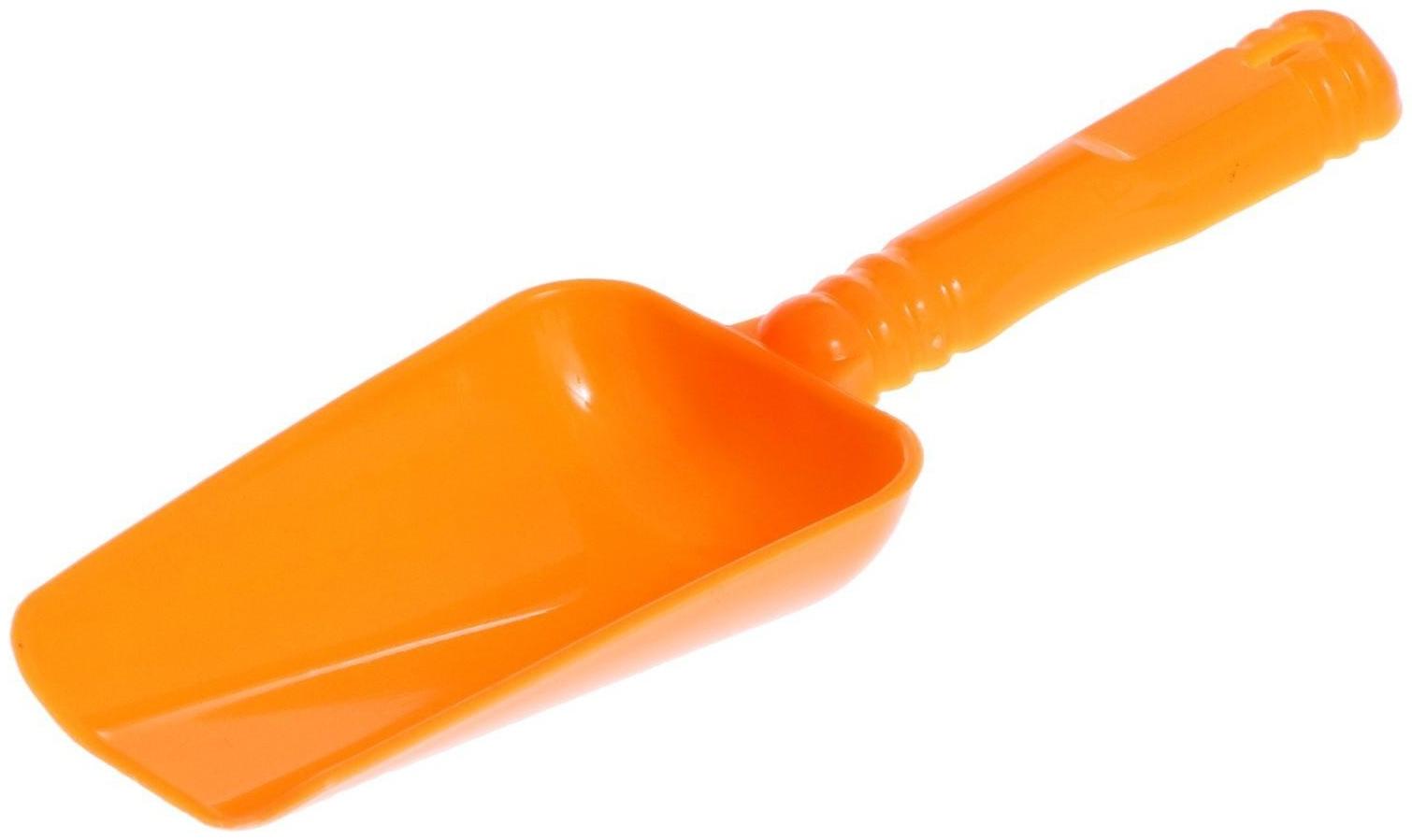 Набор для игры в песке №4: 3 формочки, ведро, совок