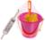 Набор для игры в песке №4: 3 формочки, ведро, совок