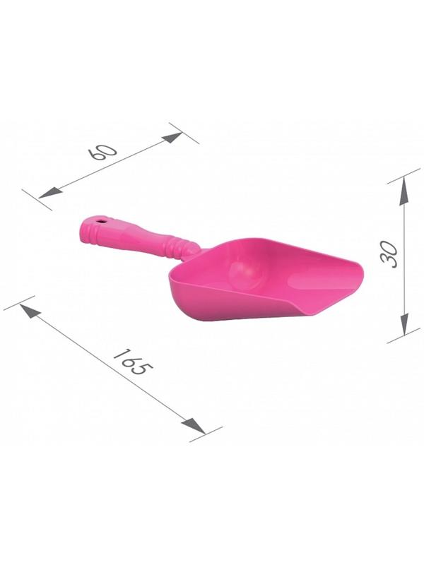 Набор для игры в песке №4: 3 формочки, ведро, совок