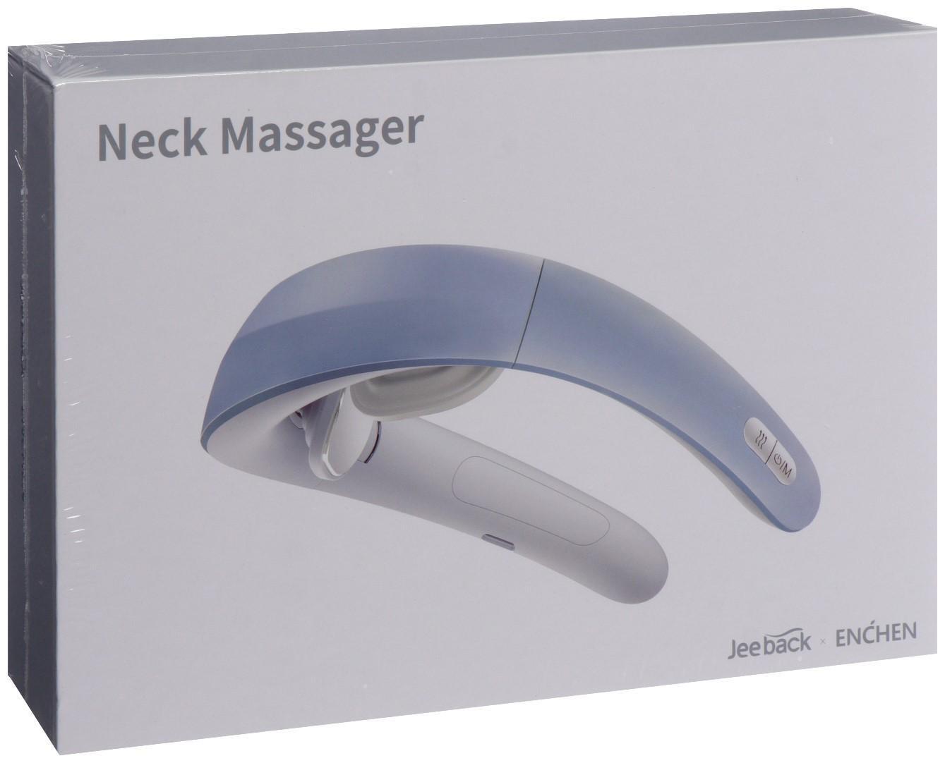 Массажер для шеи Jeeback Neck Massager G6, электрический, 5 Вт, 4 режима, от АКБ, белый
