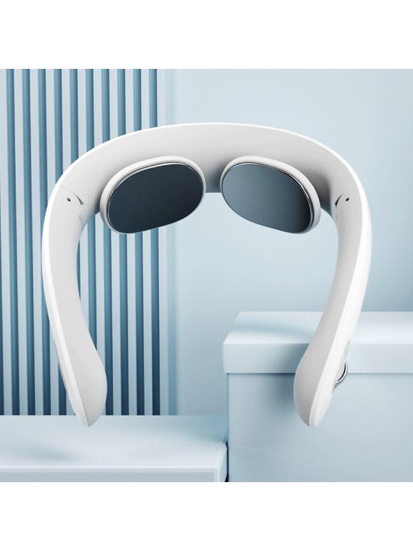 Массажер для шеи Jeeback Neck Massager G6, электрический, 5 Вт, 4 режима, от АКБ, белый