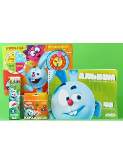 Подарочный набор для творчества, Смешарики, 4 предмета