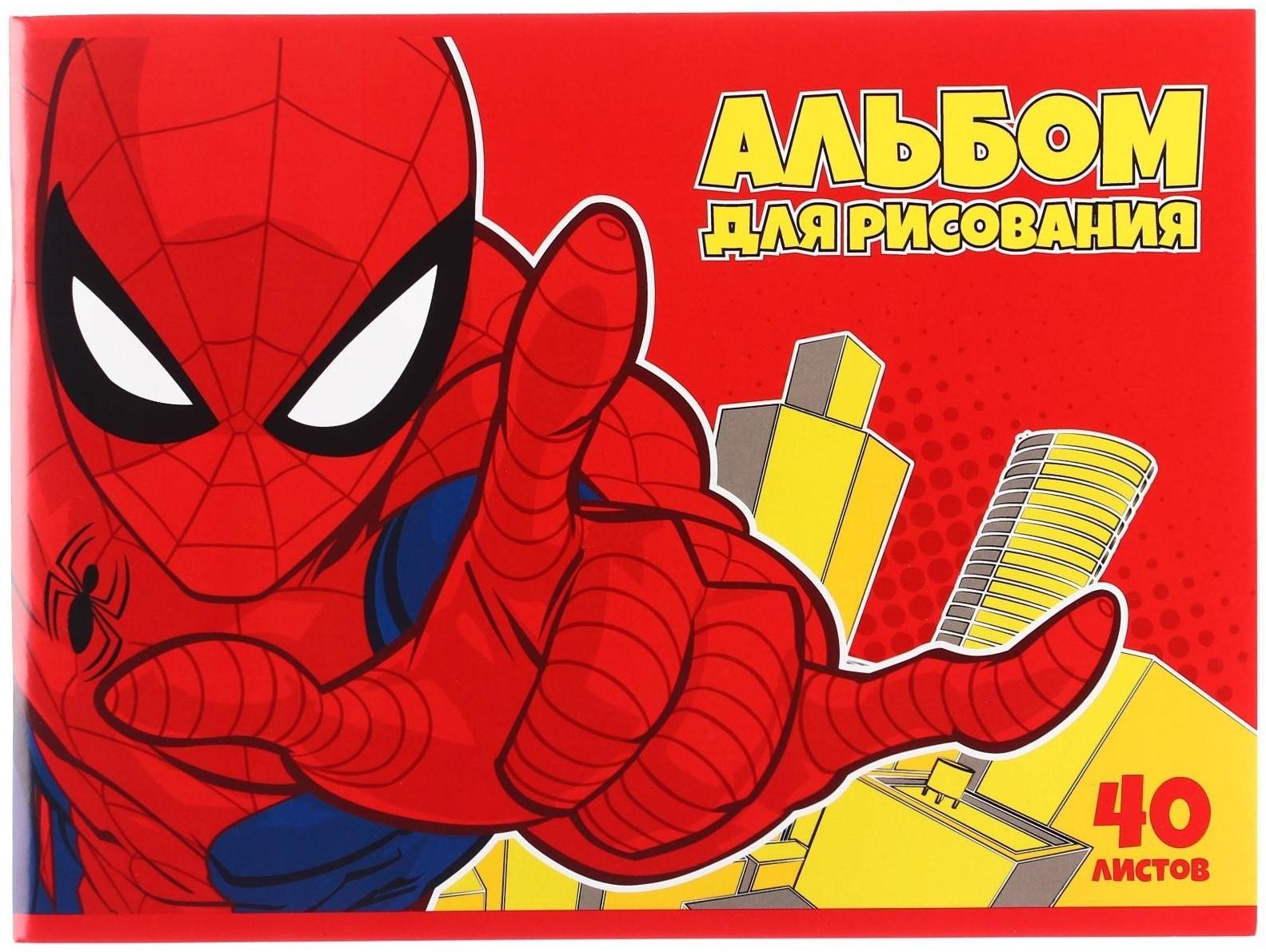 Подарочный набор для творчества, Человек Паук, 6 предметов