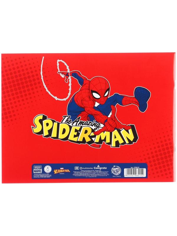 Подарочный набор для творчества, Человек Паук, 6 предметов