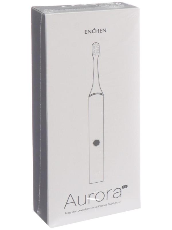 Электрическая зубная щетка Enchen Aurora T+, звуковая, 40000 дв/мин, 1 насадка, красная
