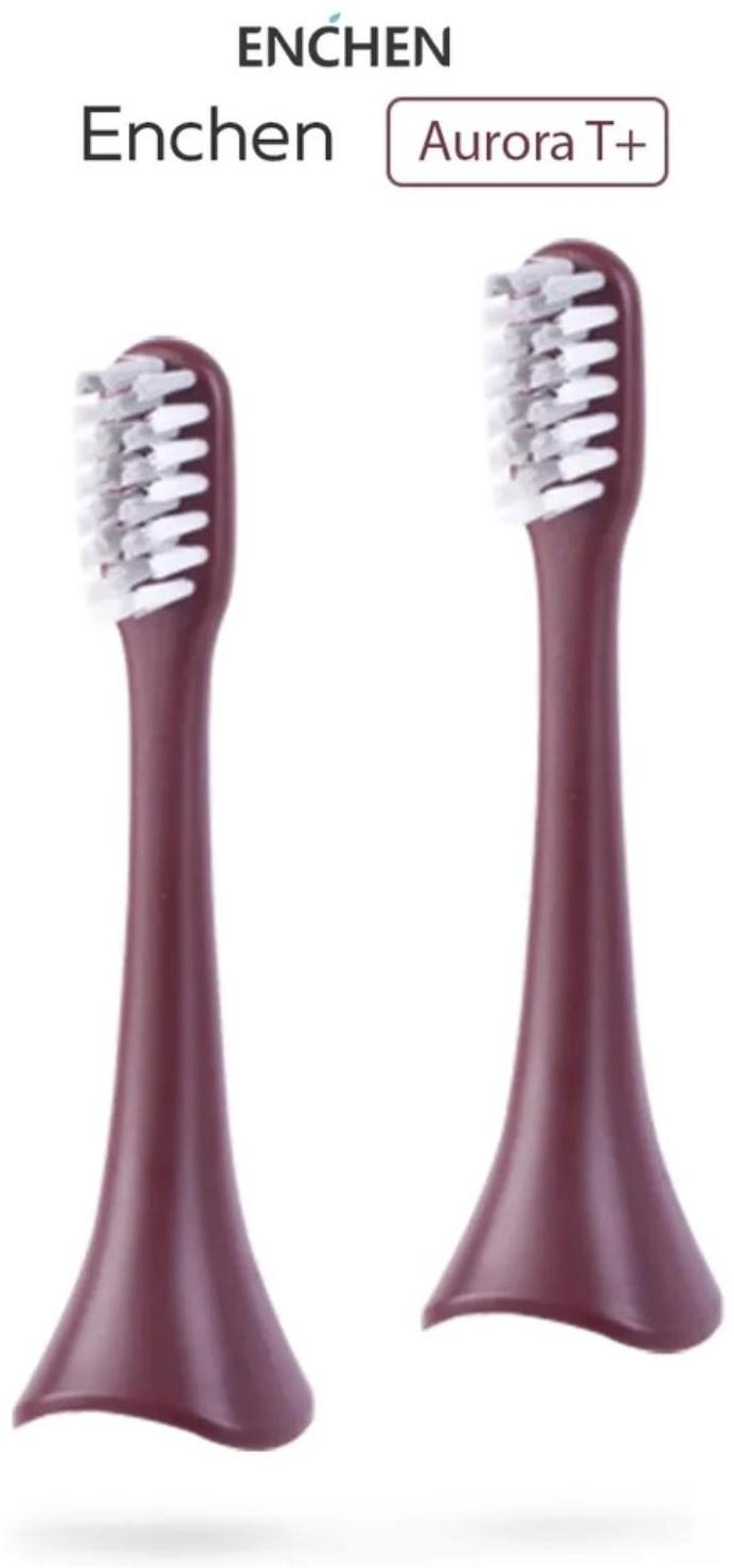 Насадка для зубных щеток Enchen Aurora T+, в упаковке 2 шт, красная