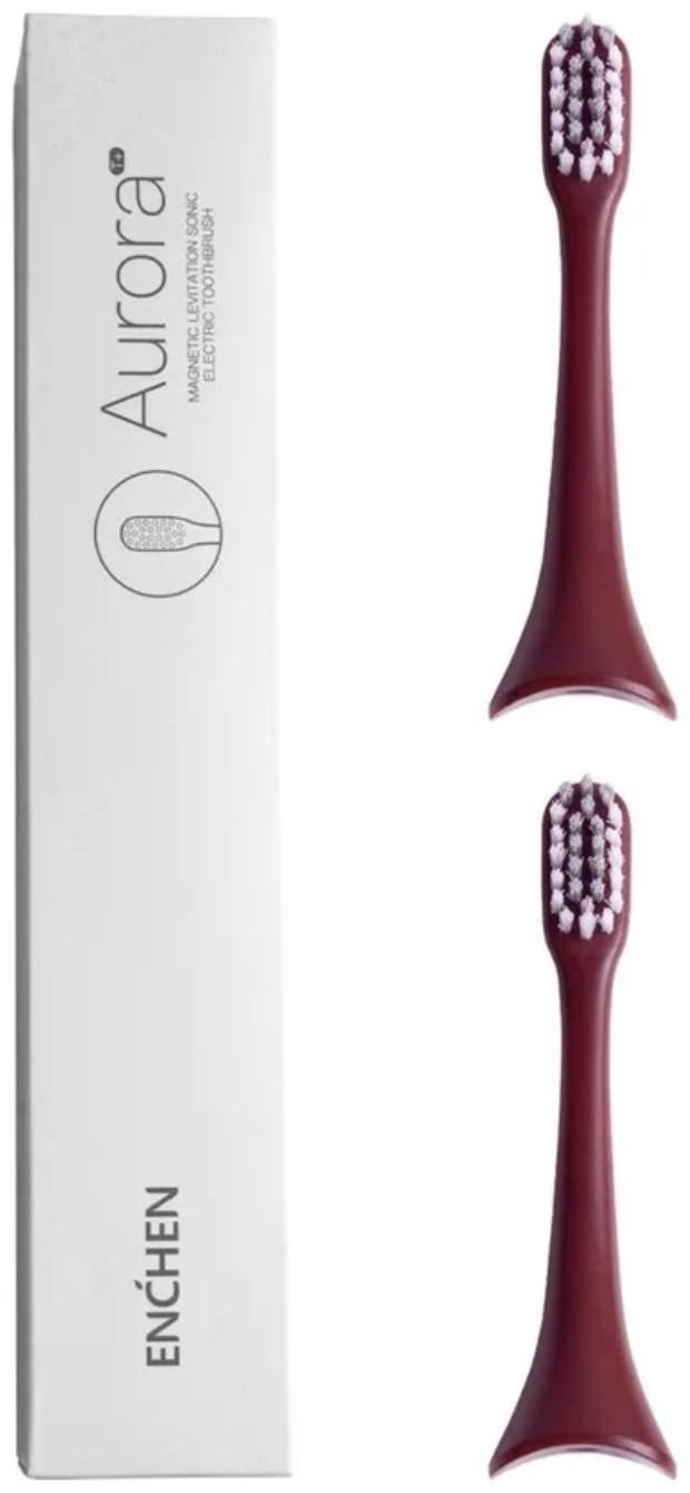 Насадка для зубных щеток Enchen Aurora T+, в упаковке 2 шт, красная