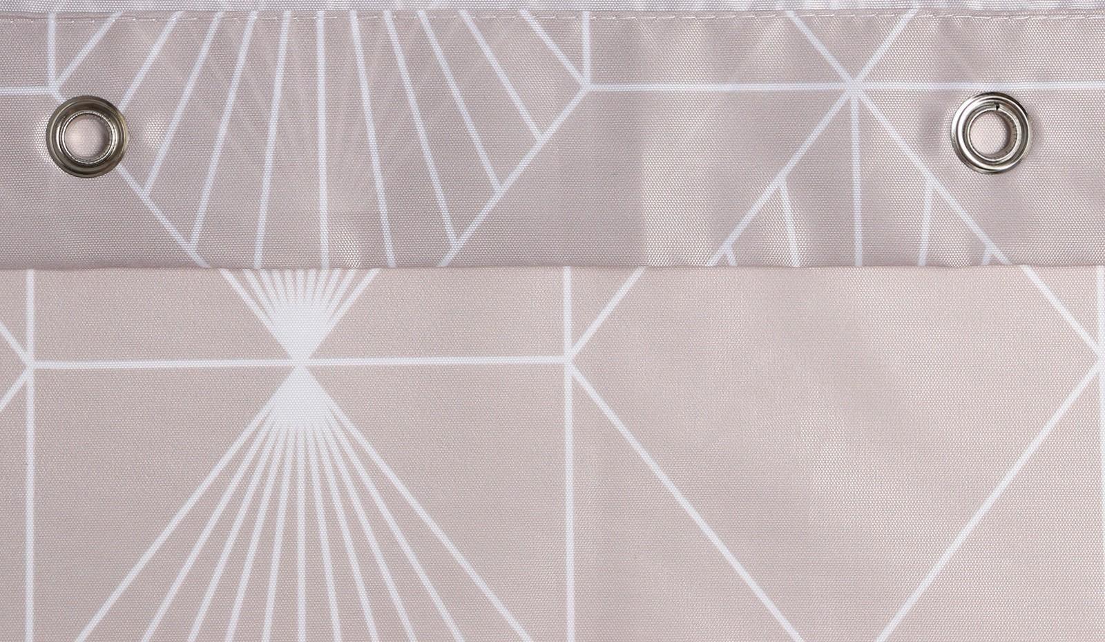 Штора для ванной Этель Geometry 145 х 180 см, полиэстер