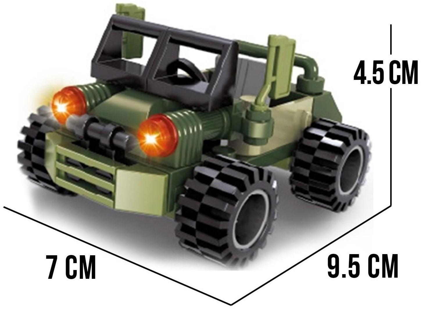 Конструктор Армия «Штурмовой внедорожник», 36 деталей