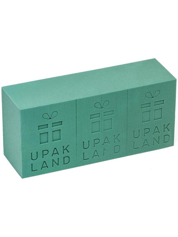 Губка флористическая для живых цветов «UPAK LAND» 22,5 Х 10,5 Х 7 см 10 шт.