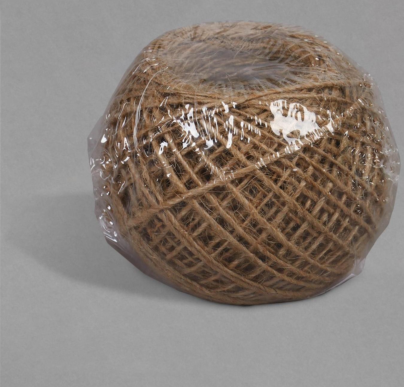 Шпагат для подвязки растений, 50 м, джут