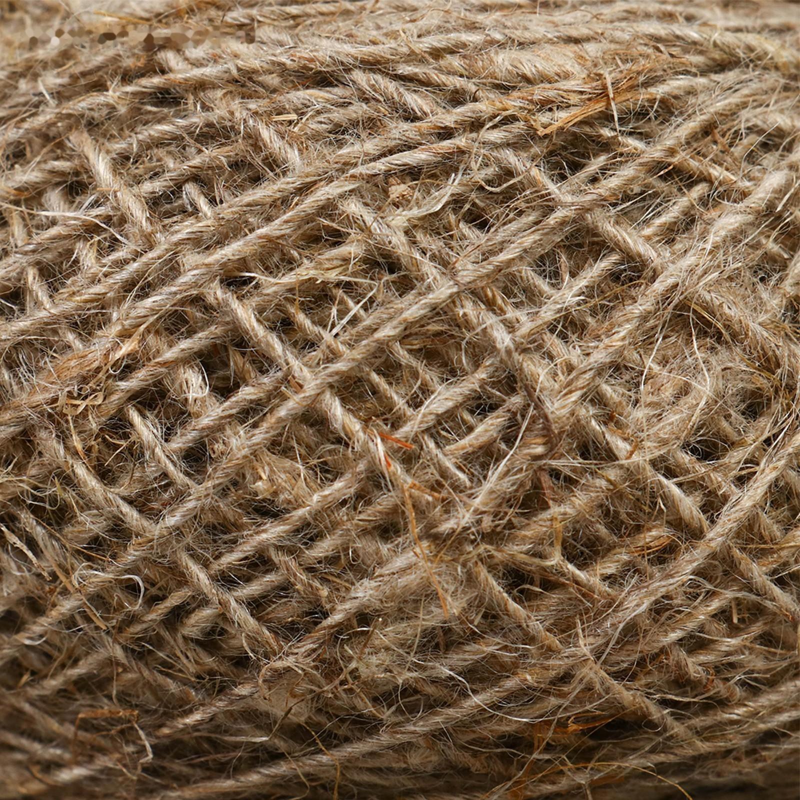 Шпагат для подвязки растений, 50 м, льняной