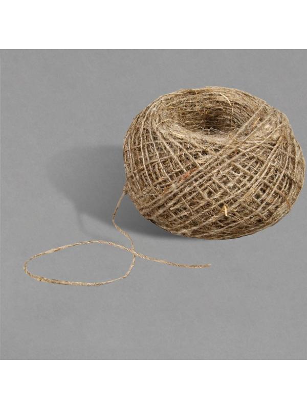 Шпагат для подвязки растений, 50 м, льняной