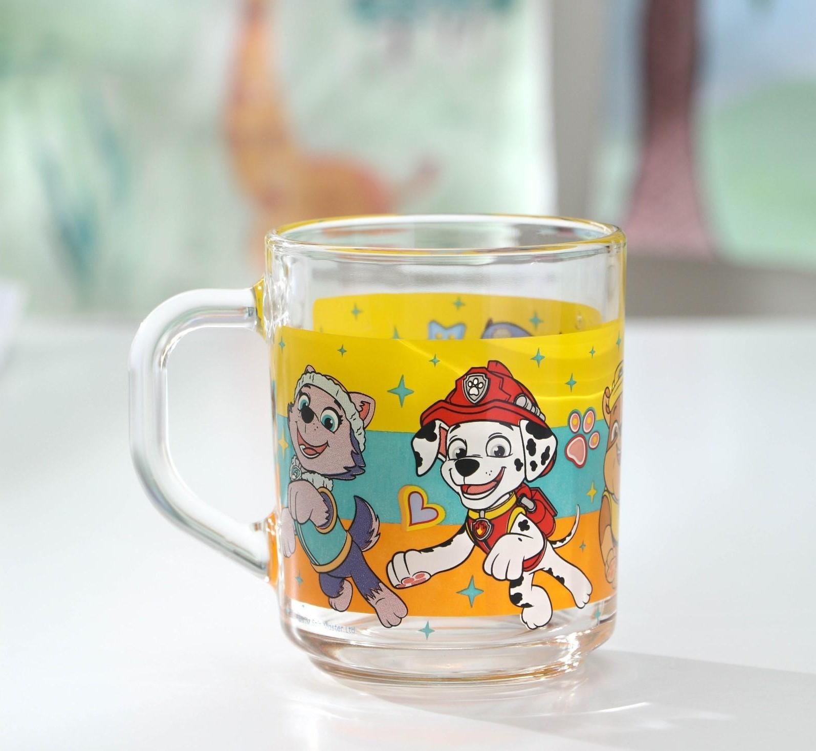 Кружка детская «Щенячий патруль», 200 мл, стекло