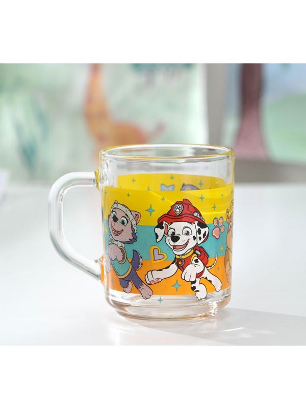 Кружка детская «Щенячий патруль», 200 мл, стекло