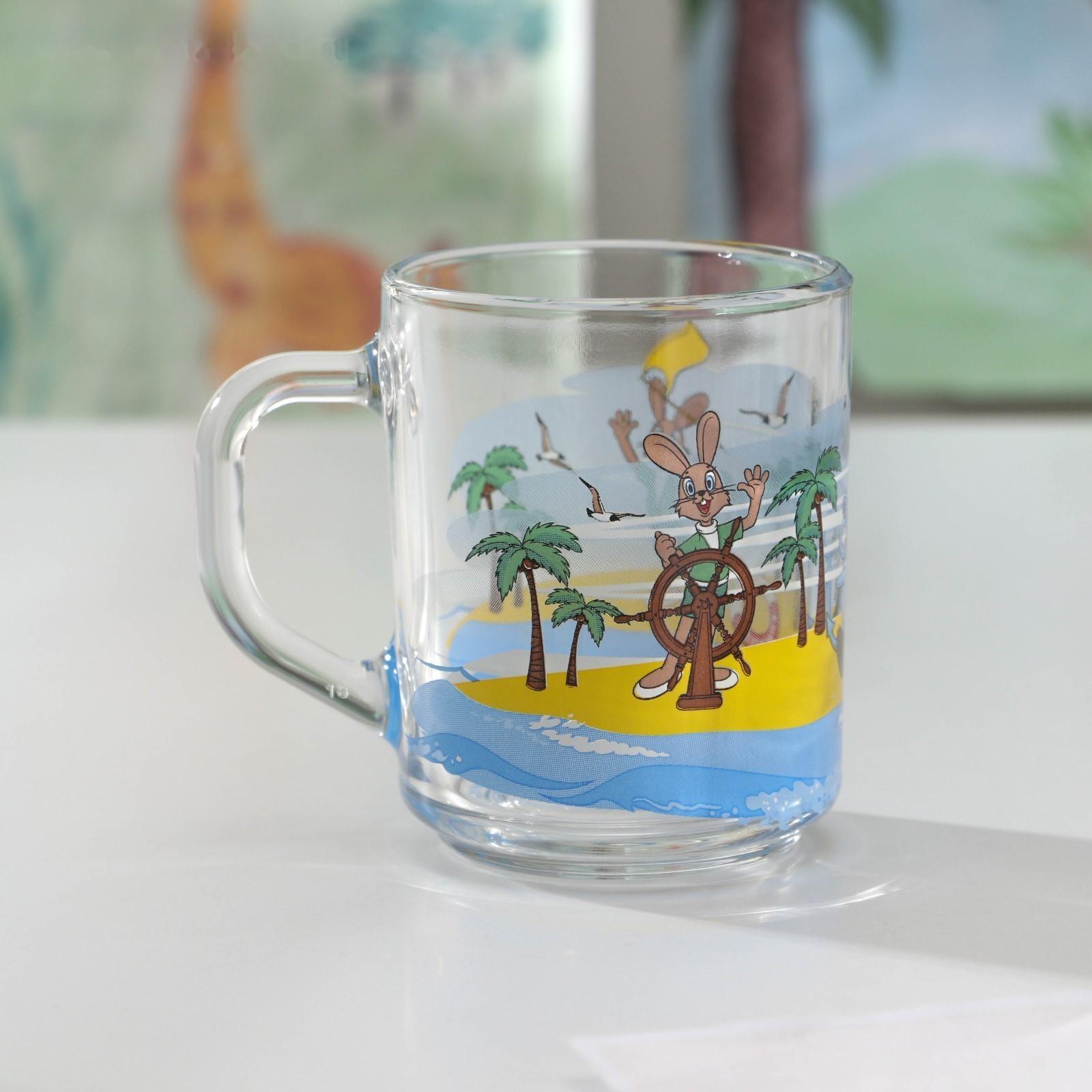 Кружка детская «Ну,погоди!», 200 мл, стекло