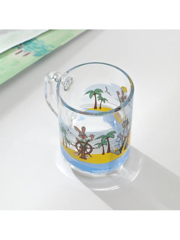 Кружка детская «Ну,погоди!», 200 мл, стекло