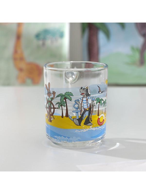 Кружка детская «Ну,погоди!», 200 мл, стекло