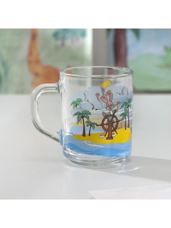 Кружка детская «Ну,погоди!», 200 мл, стекло