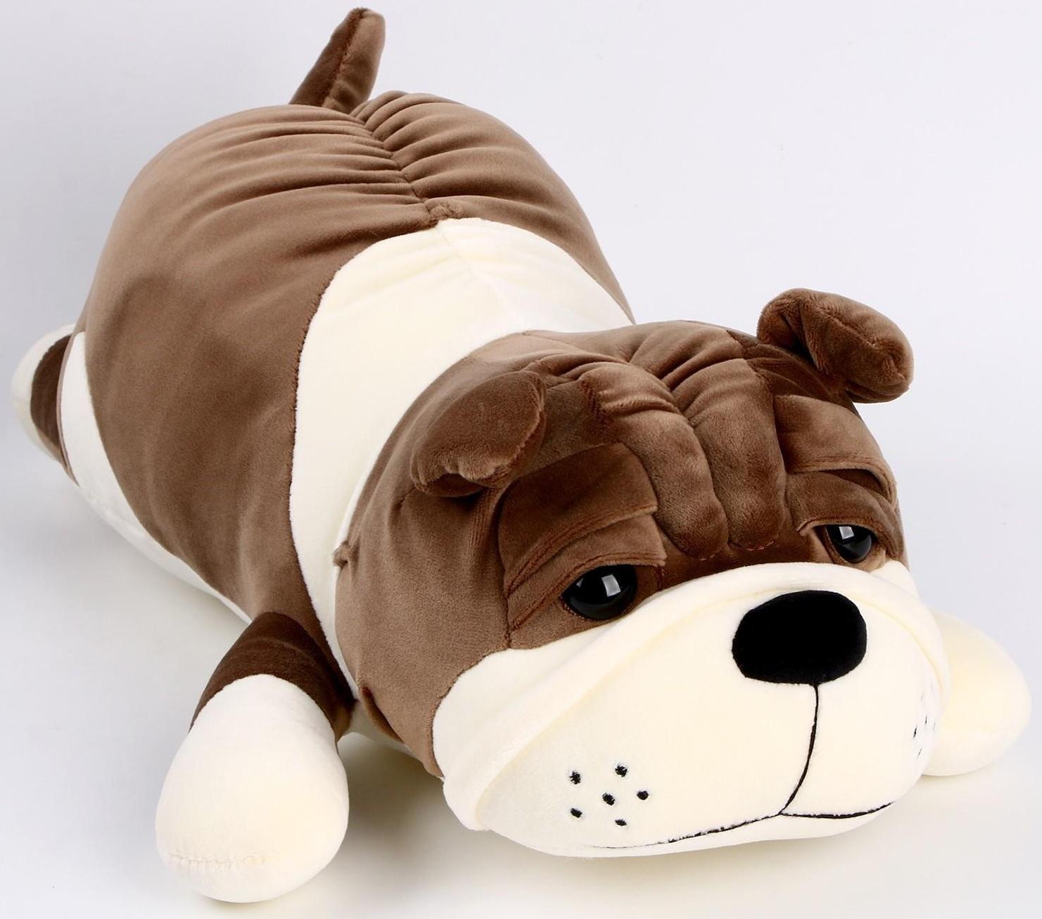 Мягкая игрушка-подушка «Собака», 40 см, цвета МИКС